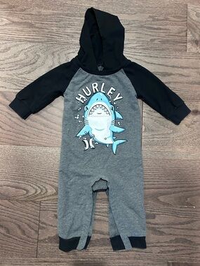 Hurley Size 12 month Boy's One Piece Sweatsuit Outfit